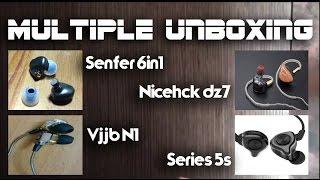 Unboxing Senfer 6 in 1, Vjjb N1, Nicehck DZ7, Series 5s