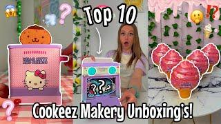 [ASMR] MY TOP 10 *COOKEEZ MAKERY* MYSTERY UNBOXINGS!⁉️ *RANKED*(NO TALKING) | Rhia Official