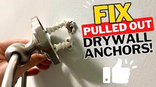 HOW TO Fix Pulled-Out Drywall Anchors