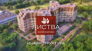 Строительный трест. Инфраструктура жилого комплекса «Листва», осень 2021