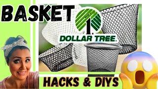 *AMAZING* 6 DOLLAR TREE high end basket DIYs and hacks ~ you gotta see these!!