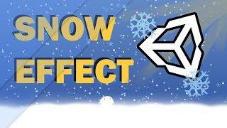 HOW TO MAKE A 2D SNOW EFFECT IN UNITY - TUTORIAL