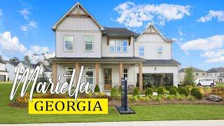 Let's LOOK Inside This NEW 5 Bdrm Toll Brothers MODEL Home in Marietta, NW of ATLANTA - BP $709,995