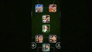 Bicycle Kick squad | 4-1-1-4 Formation | efootball 2024 mobile #shorts #efootball #pes #viral