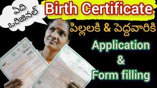 Birth certificate application full details ll బర్త్ సర్టిఫికేట్ అప్లై చేసుకోవడం ఎలా ll Meeseva