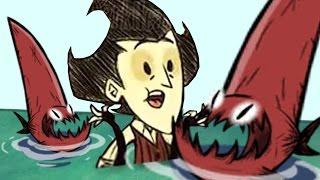 КАК ПОКОРМИТЬ АКУЛУ в Don't Starve