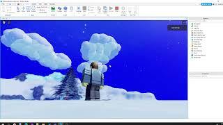 Как сделать снег в Роблоксе