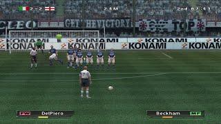 Pro Evolution Soccer  PS2 Gameplay | ENGLAND vs ITALY (1080p)