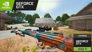 PUBG : GTX 1050TI 4GB ( 1080p Custom Settings )