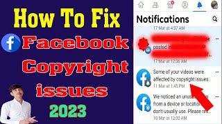 How To Remove Copyright Strike on Facebook Page | Your Videos were affected by copyright issues2023