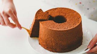 Chocolate Chiffon Cake Recipe｜Ohyoo Cooking