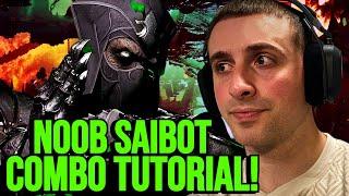 NOOB SAIBOT COMBO TUTORIAL (35%-49%): MORTAL KOMBAT 1!