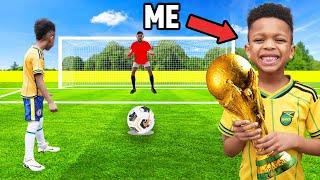 I Hosted A Kid Footballer Penalty Shootout Competition With Tekkerz Kid!