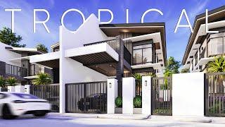 2 Storey House Design | MODERN TROPICAL DUPLEX VILLA