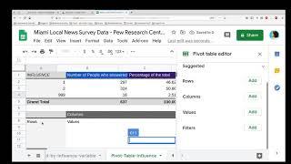 Google Sheets: Adding another pivot table