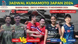 FaJri vs Takuro/Yugo ~ Akane vs Gregoria | Final Kumamoto masters Japan 2024