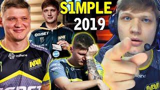 ЛУЧШИЕ МОМЕНТЫ CS:GO S1MPLE 2019