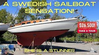 A Swedish Sailboat SENSATION! This Vindo 40 is a STUNNER at $26,500. Full tour [off market]