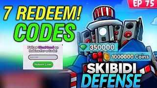 BIG! UPDATE!SKIBIDI TOWER DEFENSE CODES 2024 NEW CODES - CODES SKIBIDI TOWER DEFENSE