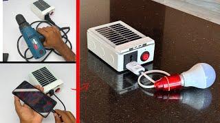 How To Make Portable Solar Inverter At Home