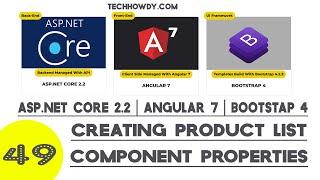 Angular 7 - Creating Product List Component Properties