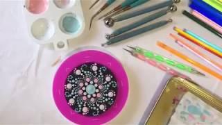 How to paint dot mandala with different dot tools