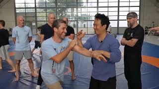 Another Hands-On Teaching on the Four Directions Push Hands (四正推手) in the Romania Camp