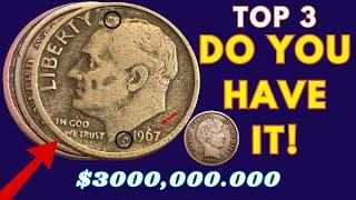 TOP 3 MOST VALUABLE DIMES IN CIRCULATION – Rare Coins Worth Big Money!