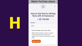 HOW TO GET PAID FOR WRITING TEXTS WITH AI ASSISTANCE CODE |Time Farm Watch Youtube Videos Code Today