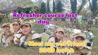 Last day 23 refresher course|meet my sweet old friend|2009 batch|mix video #youtubevideo#policelife