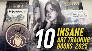 Reviewing 10 INSANE Art Training Books (2025) #art #bookreview #2d #anime