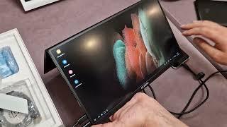 Портативный монитор Arzopa 1080p FullHD A1 Gamut Slim распаковка unboxing