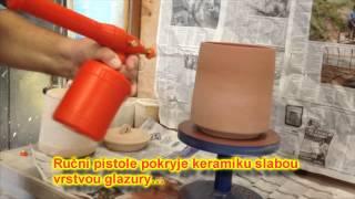 Ruční pistole Artik studio  - Glazování stříkáním