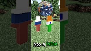 Minecraft edit: top 4 strongest  country ️