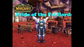 World of Warcraft. Quests - Pride of the Fel Horde