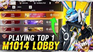 M1014 Top 1 Player Tarun ️Solo Rank Push Tips and tricks #freefire