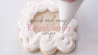 Quick and Easy Royal Icing Recipe