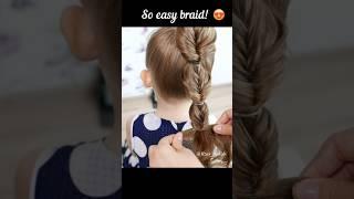 #hairstyle #girlyhairstyles #braids #braidstyles #easybraids #hair  #braidtutorial #1minutehairstyle