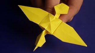 оригами колибри, как сделать оригами колибри // origami hummingbird