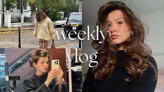 weekly vlog | getting Matilda Djerf bangs, autumn days out in London + lots of self care