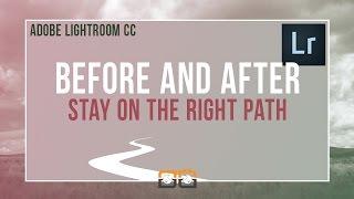 How to compare Before and After adjustments in Lightroom