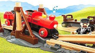 Cartoons WORLD of BRIO. Wooden railway toys for children