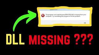 Fix any DLL file missing error on Windows 11 [English]