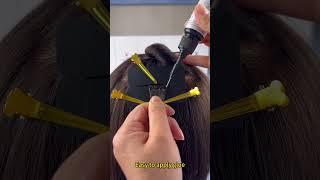 v light hair extensions tools to apply bulk hair, v light hair extensions kit tutorials