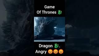 game of thrones angry dragon 