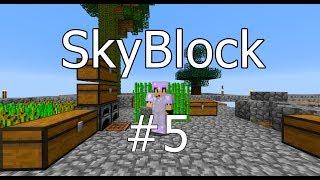 SkyBlock #5 |  Проблемы с генератором руд... и грибочек..