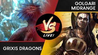 VS Live! | Grixis Dragons VS Golgari Midrange | Standard