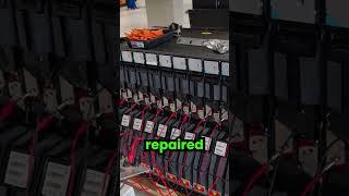 What Happens After We Repair a Tesla Battery? #shorts
