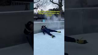 5 dangerous things to avoid on ice #iceskating  #hockey #skating #skate #figureskating