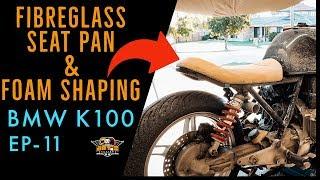 Fibreglass Seat Pan & Foam Shaping Part 2 - BMW K100